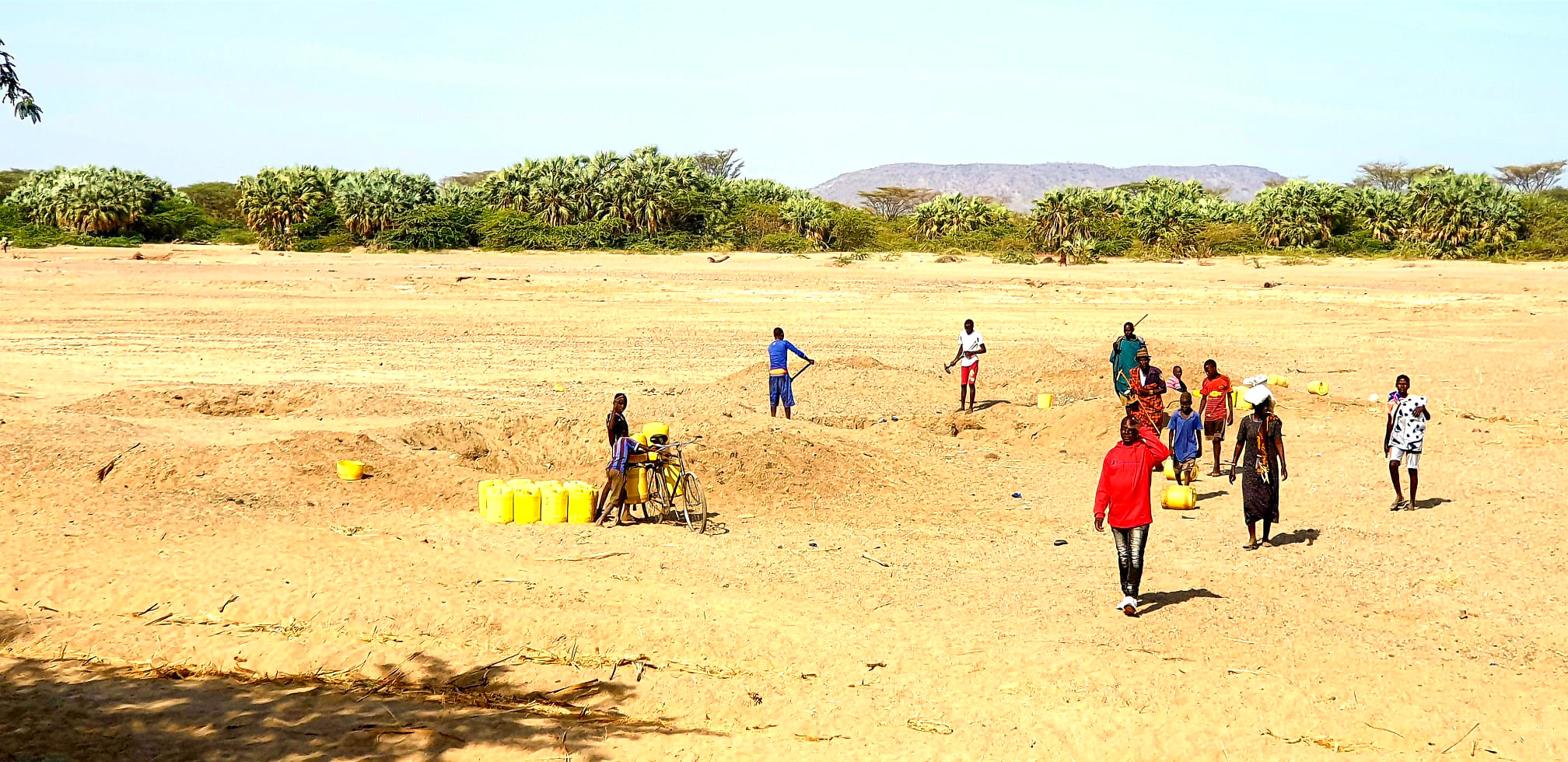 Digging wells in Turkana county