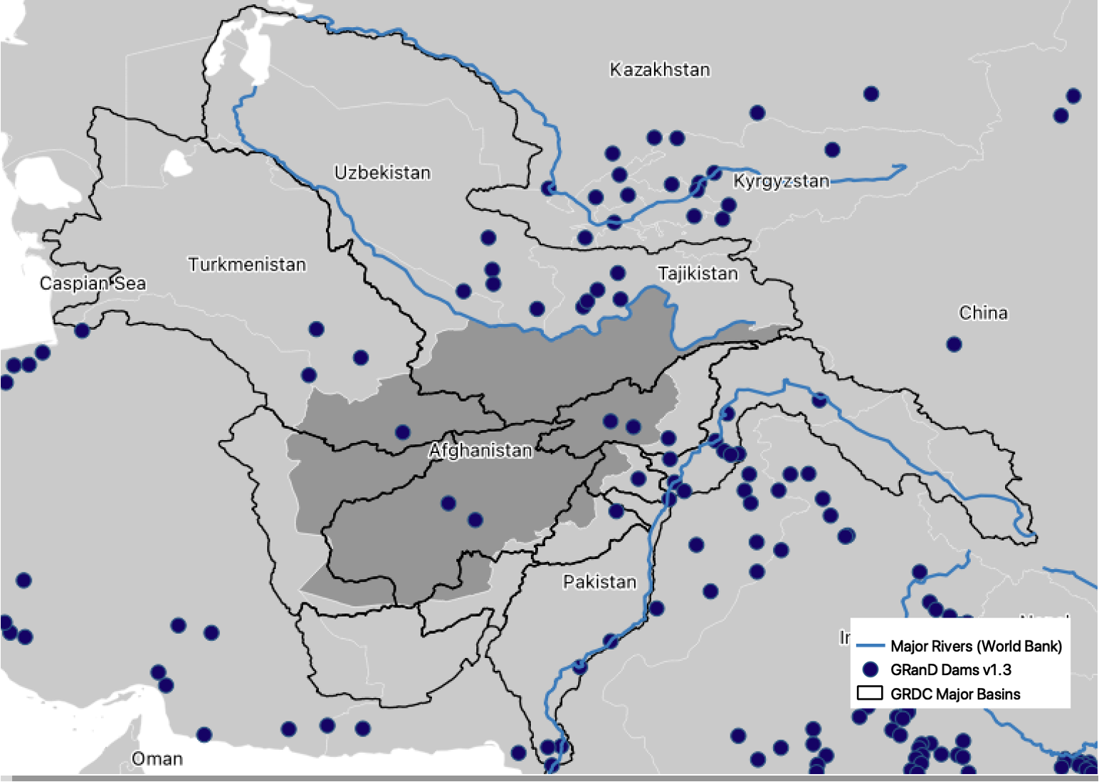 helmand river map