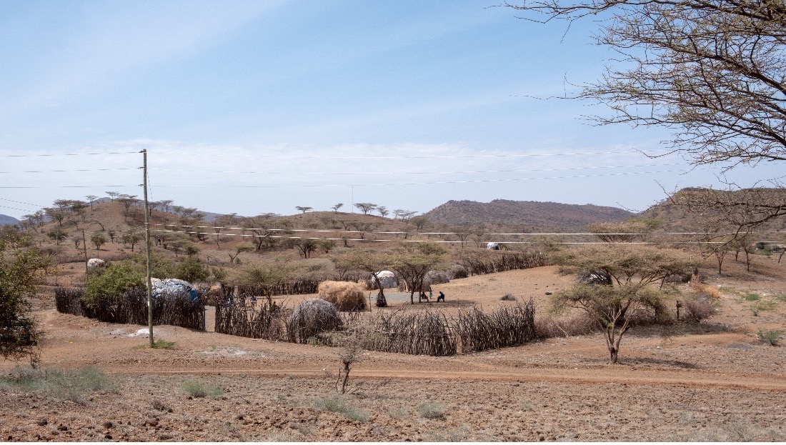 Turkana Manyata homestead in Lotorob village in Loktal area