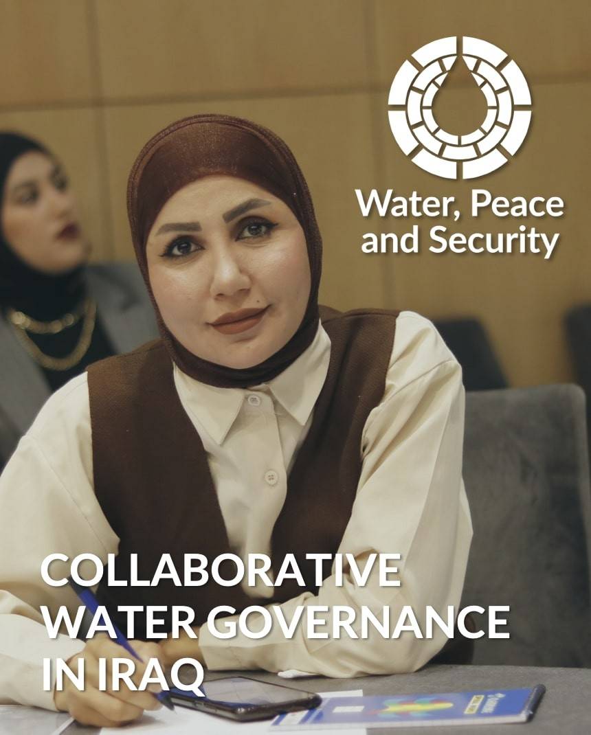 Iraqi woman at meeting