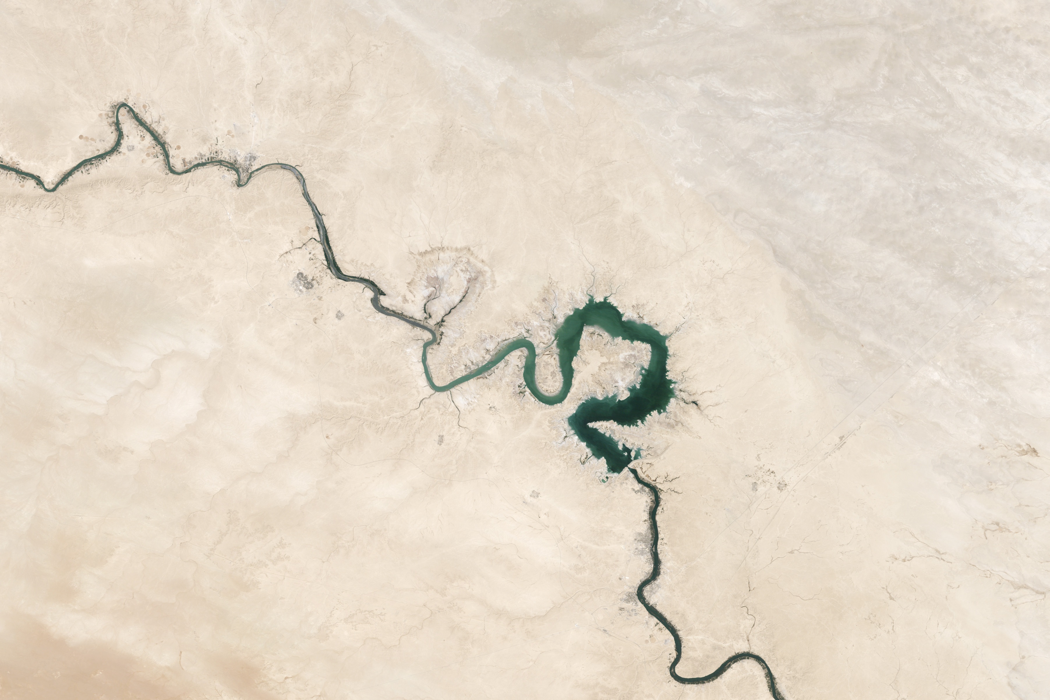 Satellite image Euphrates
